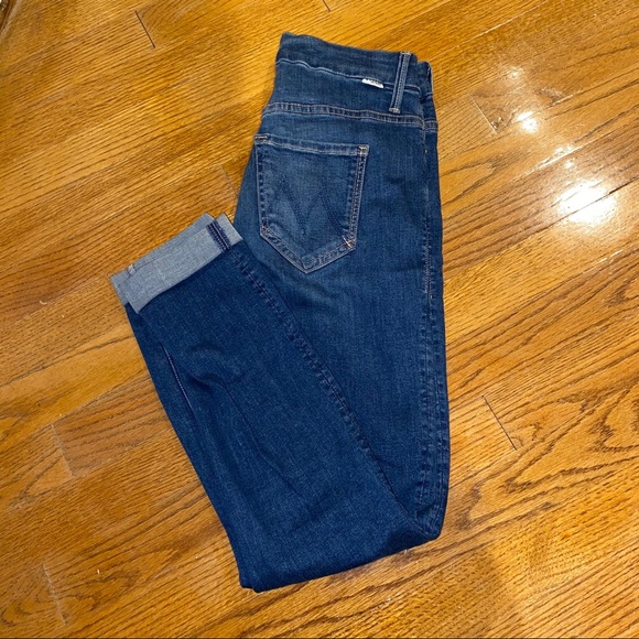 MOTHER Denim - Mother high waisted looker ankle fray faster